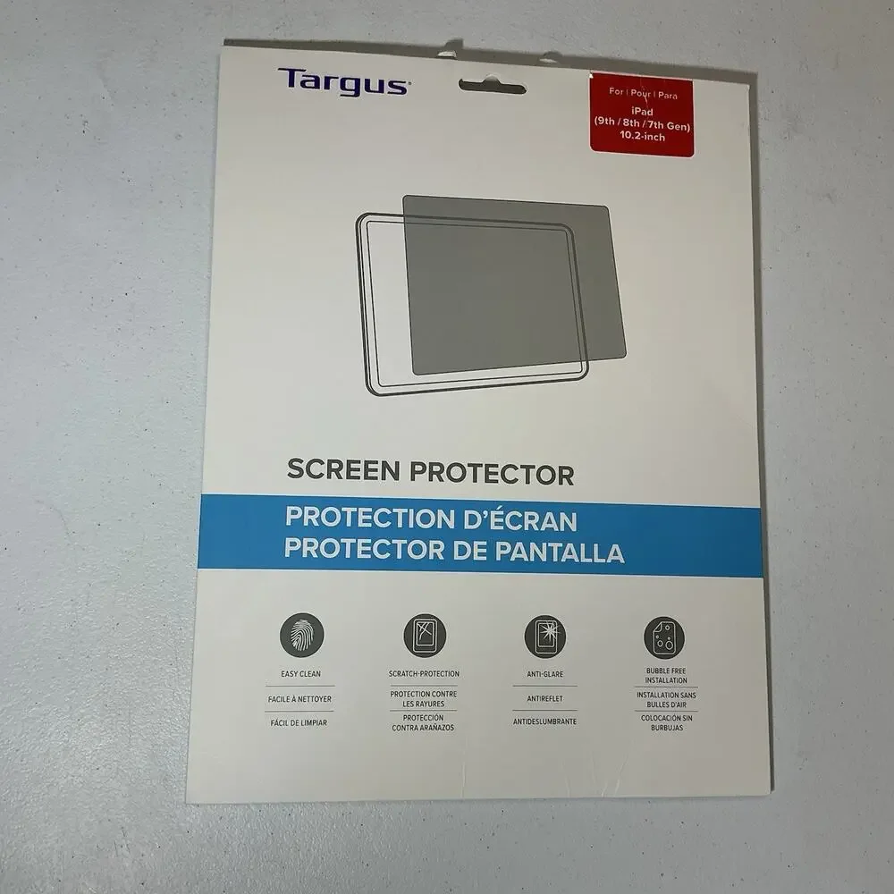 Targus iPad Screen Protector 9,8,7 Generation 10.2”